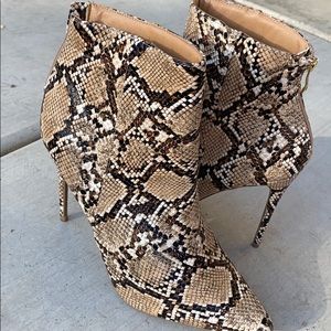 Snakeskin Heels
